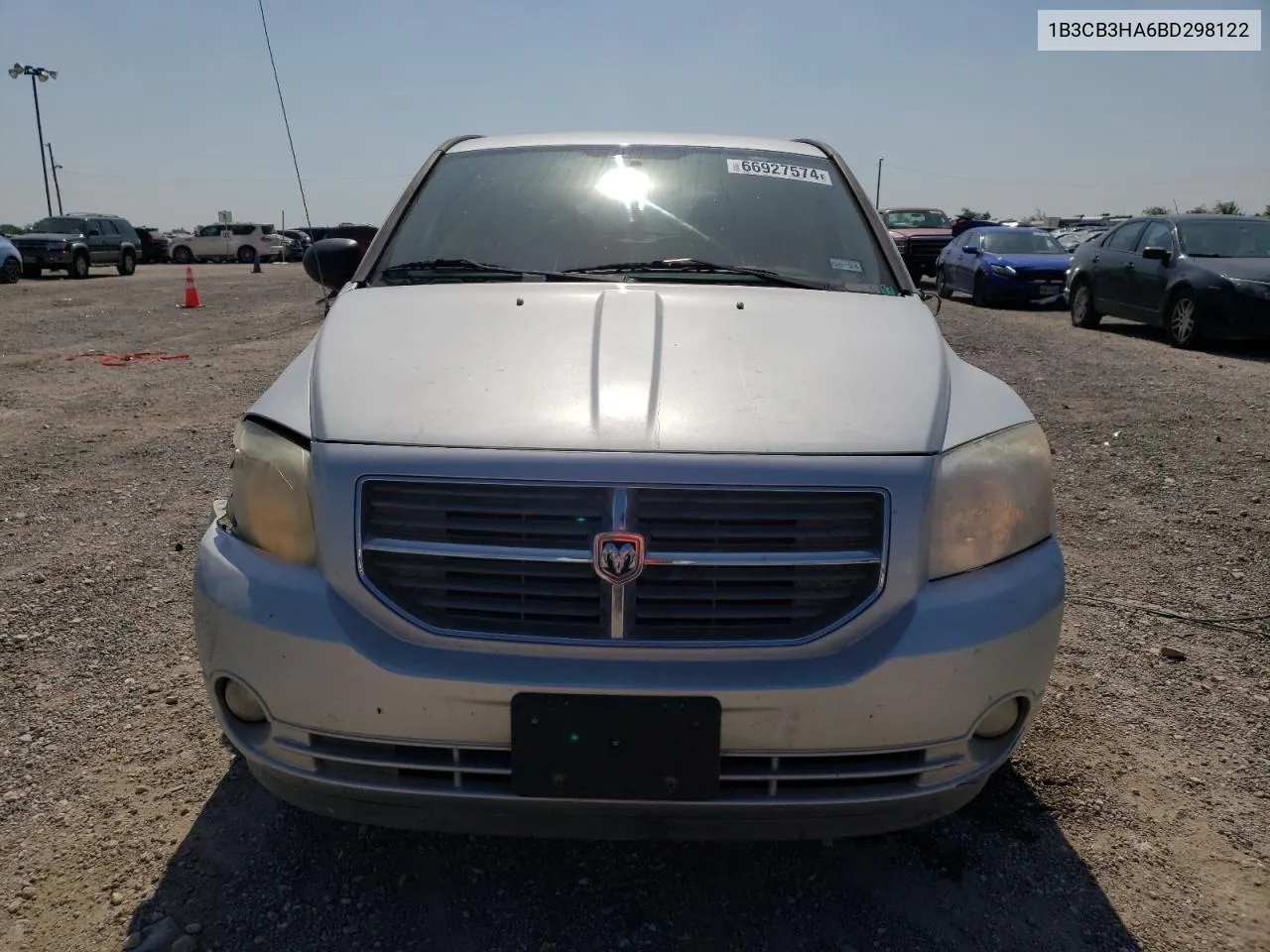 2011 Dodge Caliber Mainstreet VIN: 1B3CB3HA6BD298122 Lot: 66927574