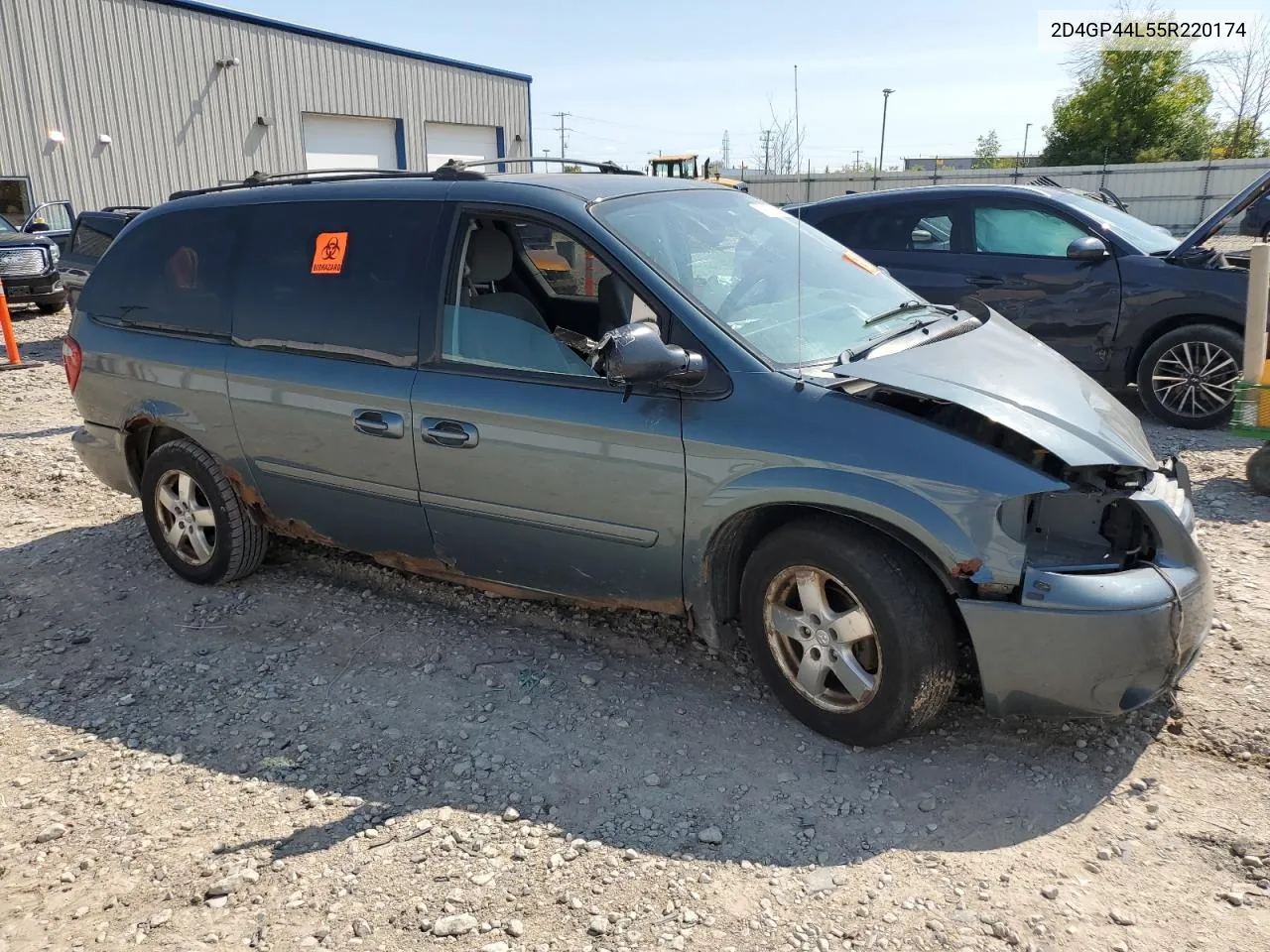 2005 Dodge Grand Caravan Sxt VIN: 2D4GP44L55R220174 Lot: 69871944