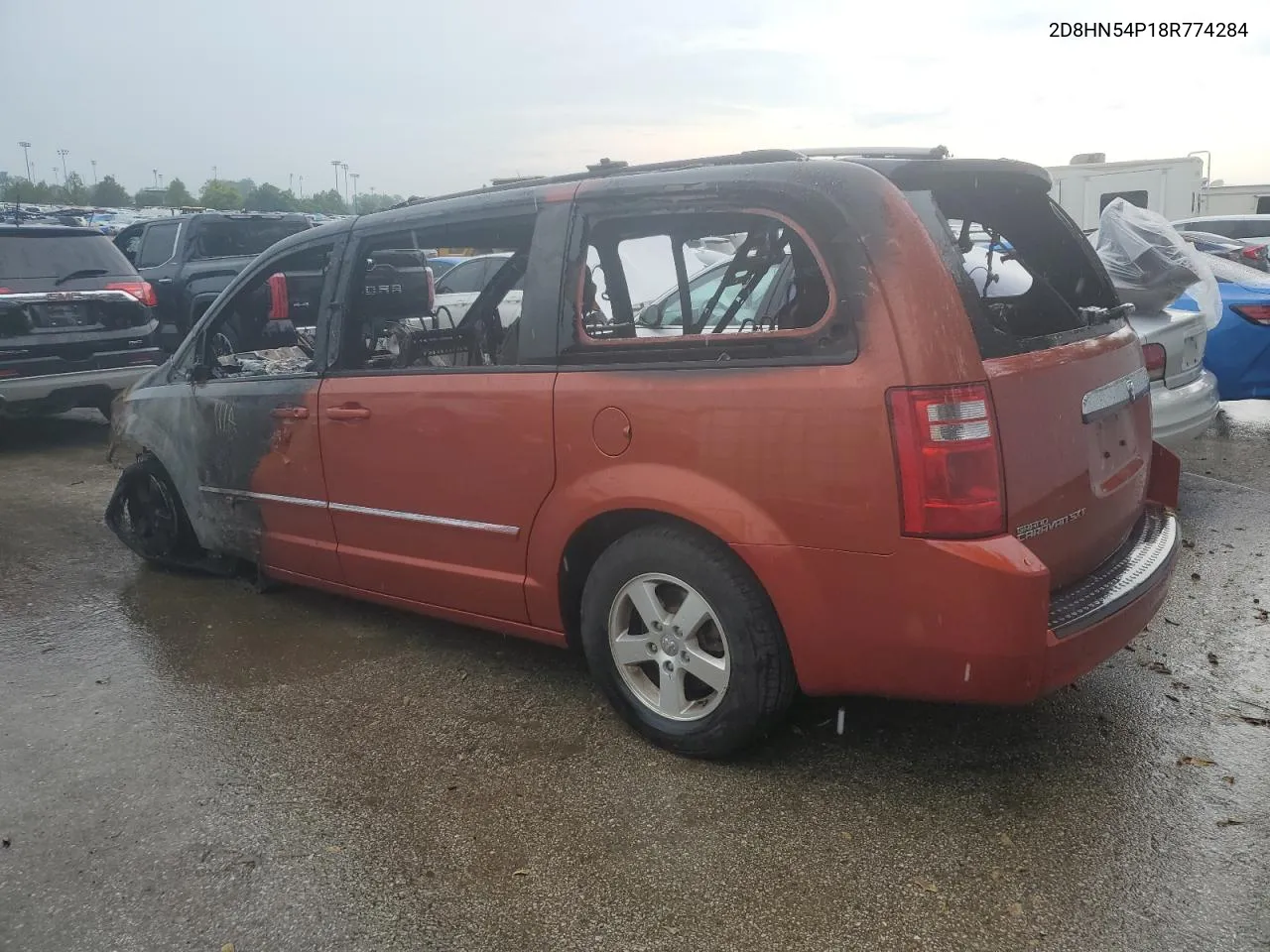 2D8HN54P18R774284 2008 Dodge Grand Caravan Sxt