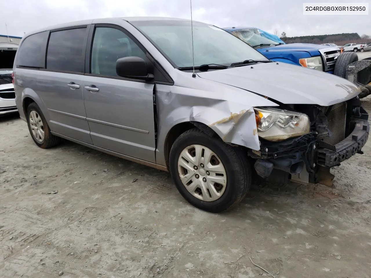 2016 Dodge Grand Caravan Se VIN: 2C4RDGBGXGR152950 Lot: 82192383