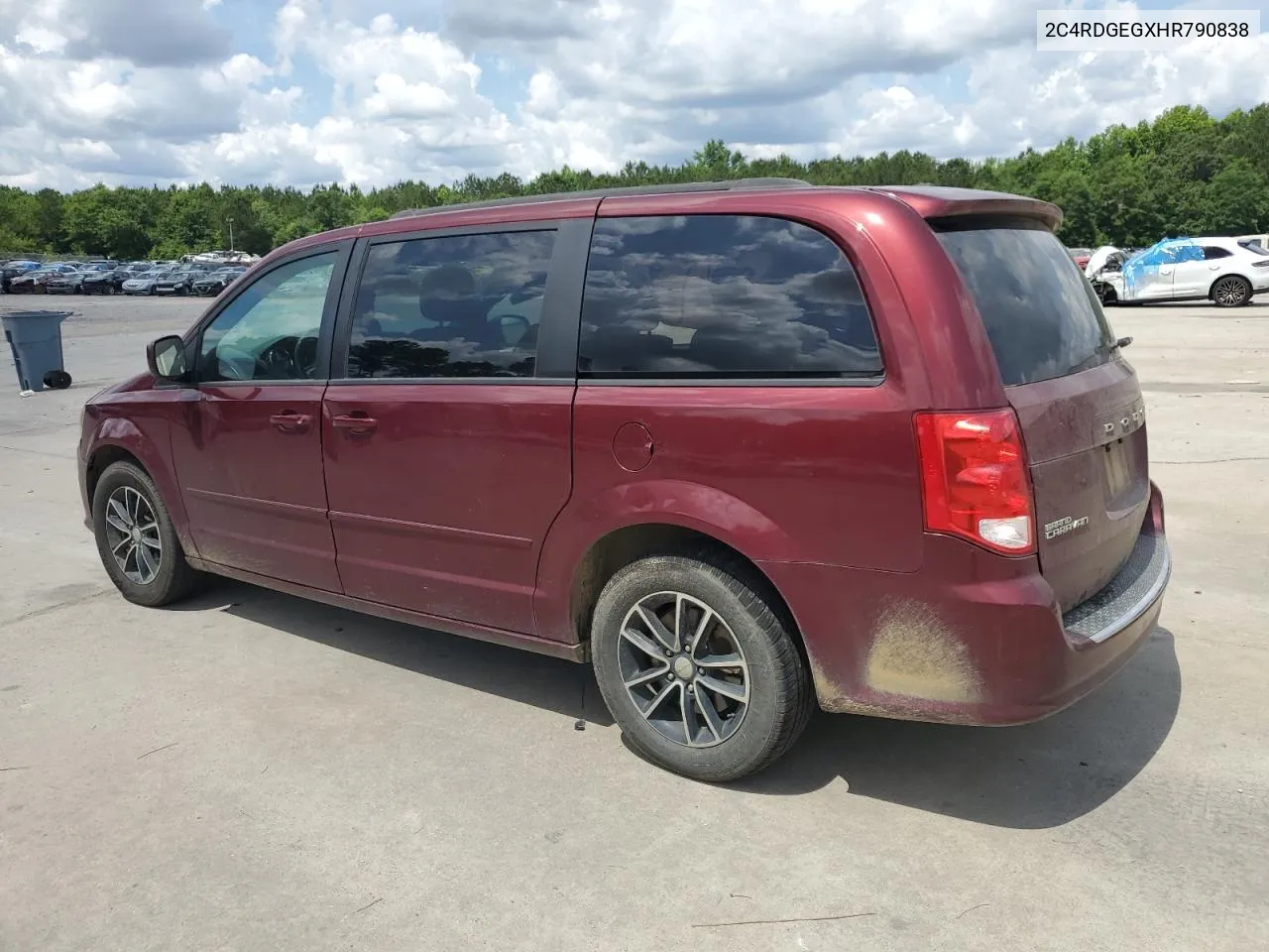 2017 Dodge Grand Caravan Gt VIN: 2C4RDGEGXHR790838 Lot: 55897094