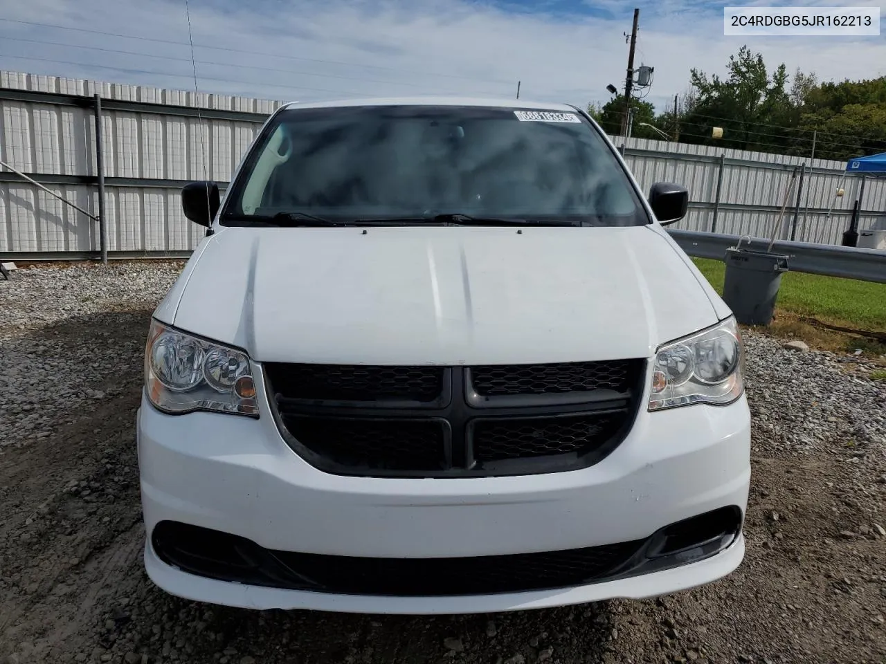 2018 Dodge Grand Caravan Se VIN: 2C4RDGBG5JR162213 Lot: 68818334