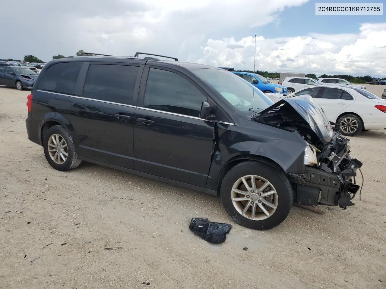 2019 Dodge Grand Caravan Sxt VIN: 2C4RDGCG1KR712765 Lot: 69263104