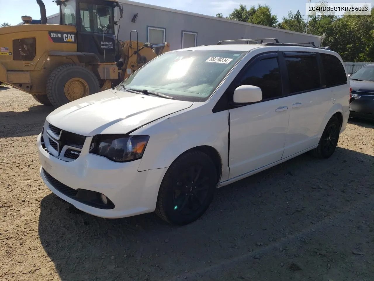 2019 Dodge Grand Caravan Gt VIN: 2C4RDGEG1KR786023 Lot: 69268334