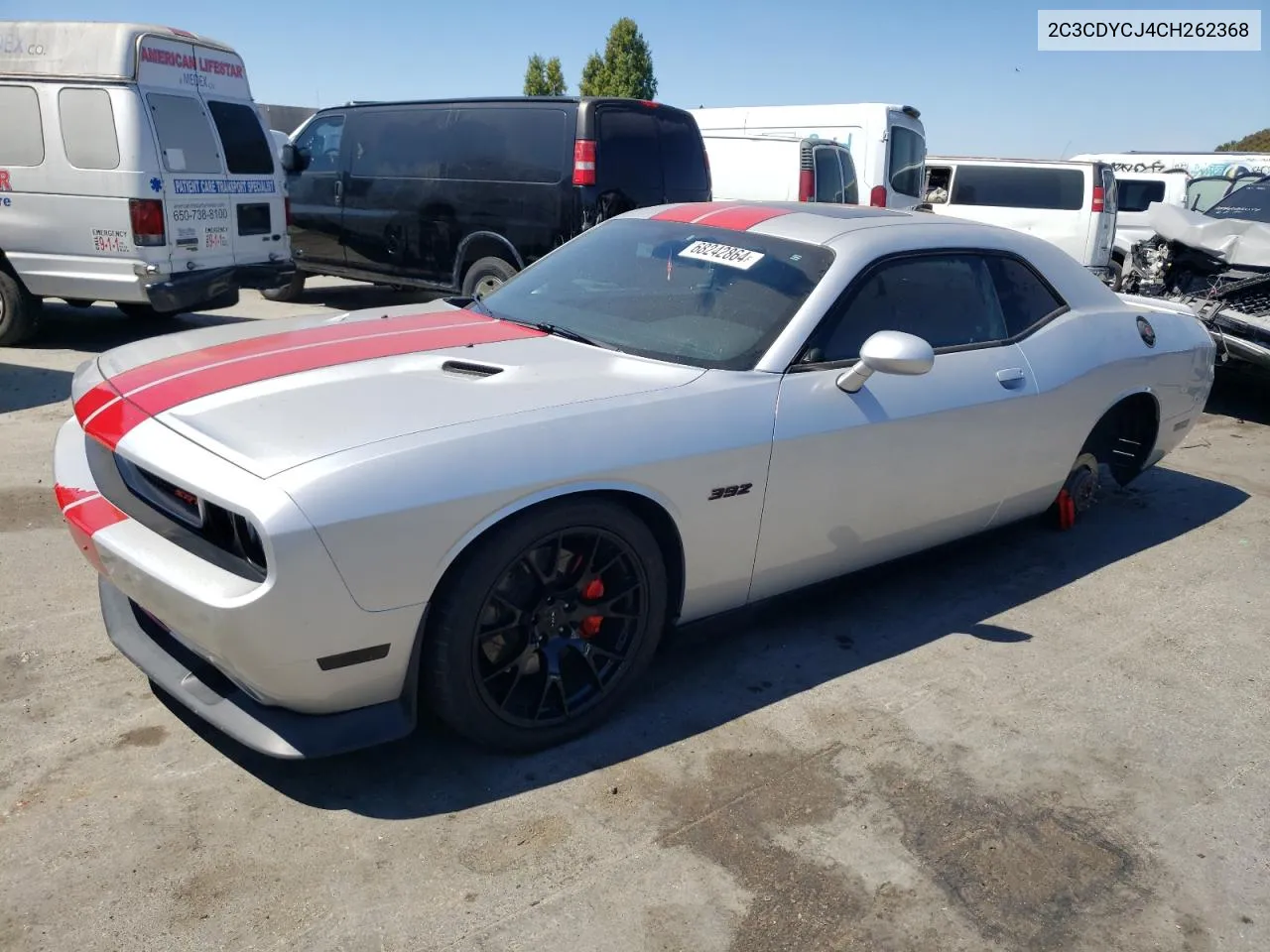 2012 Dodge Challenger Srt-8 VIN: 2C3CDYCJ4CH262368 Lot: 68242864