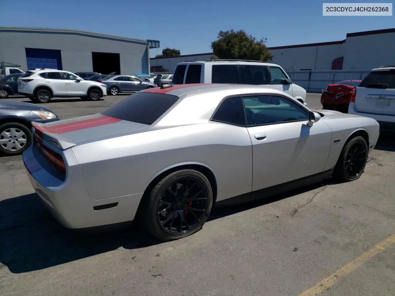 2012 Dodge Challenger Srt-8 VIN: 2C3CDYCJ4CH262368 Lot: 68242864