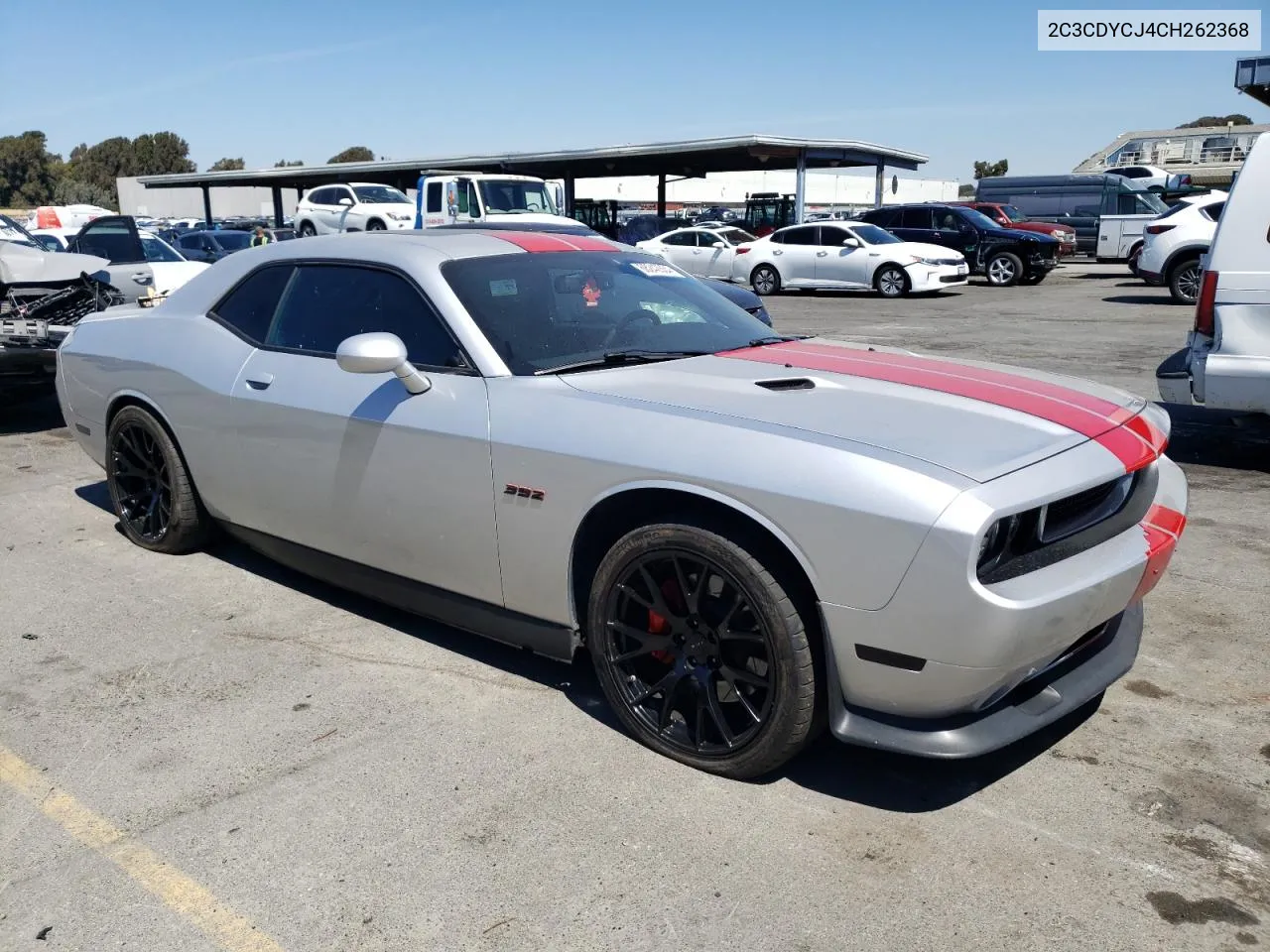 2C3CDYCJ4CH262368 2012 Dodge Challenger Srt-8