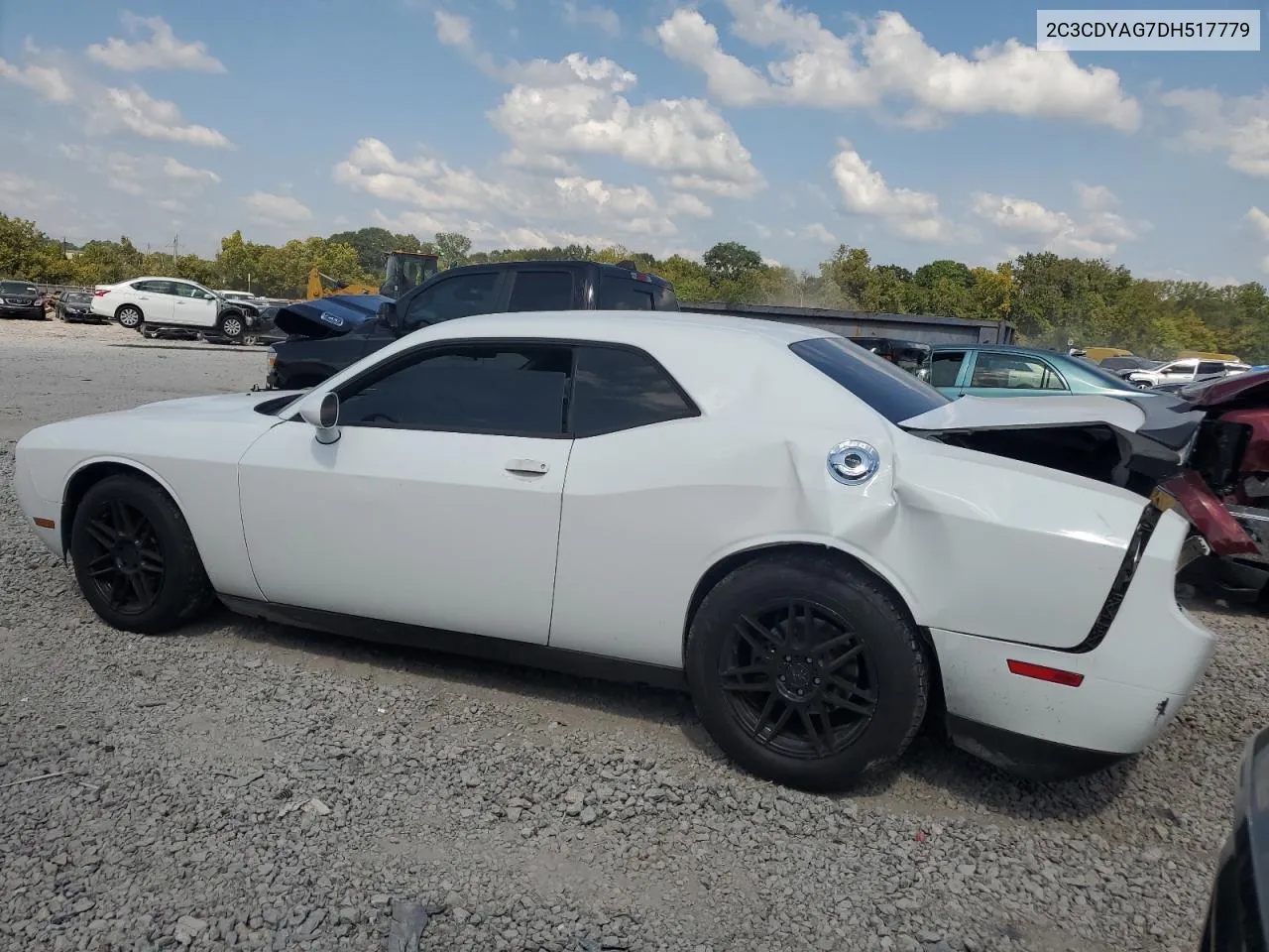 2013 Dodge Challenger Sxt VIN: 2C3CDYAG7DH517779 Lot: 70647364