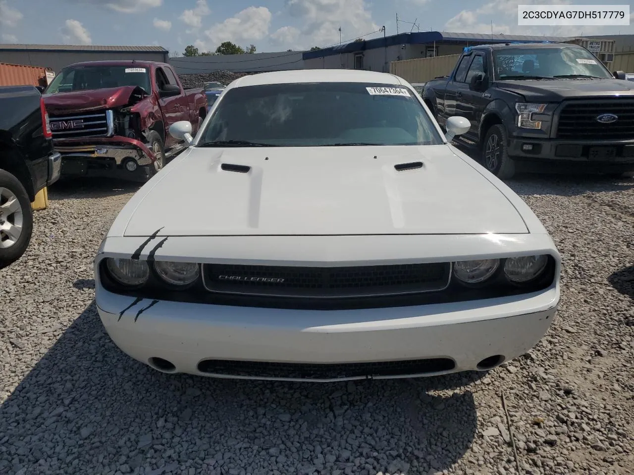 2013 Dodge Challenger Sxt VIN: 2C3CDYAG7DH517779 Lot: 70647364