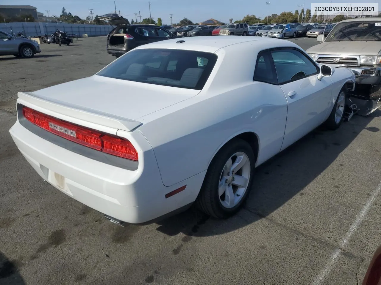 2C3CDYBTXEH302801 2014 Dodge Challenger R/T