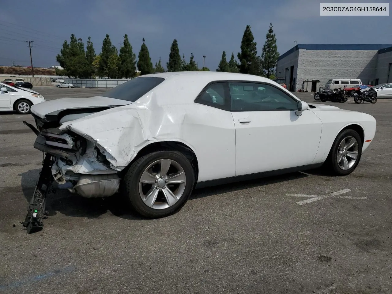 2016 Dodge Challenger Sxt VIN: 2C3CDZAG4GH158644 Lot: 70864654