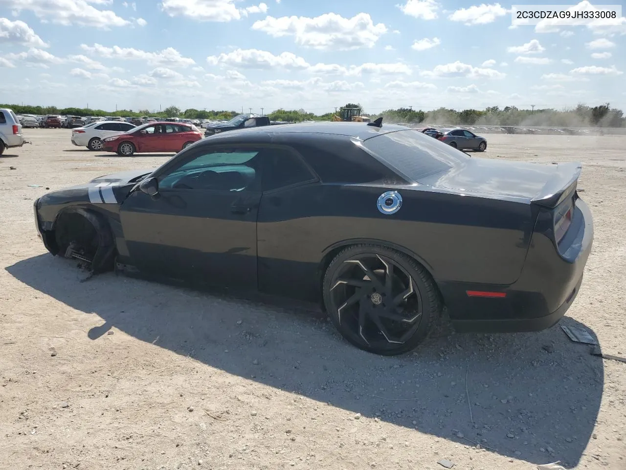 2C3CDZAG9JH333008 2018 Dodge Challenger Sxt