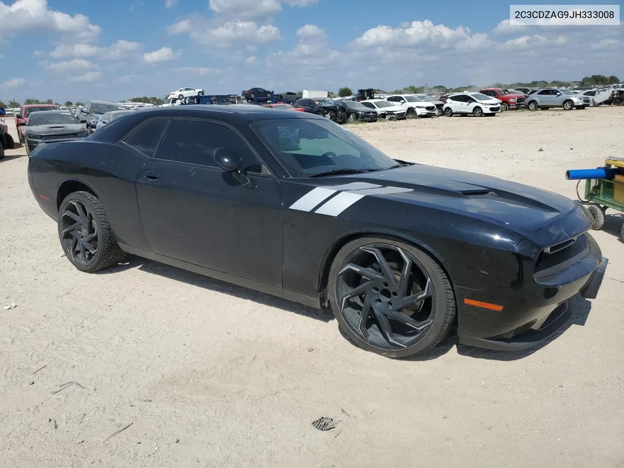 2018 Dodge Challenger Sxt VIN: 2C3CDZAG9JH333008 Lot: 71686104