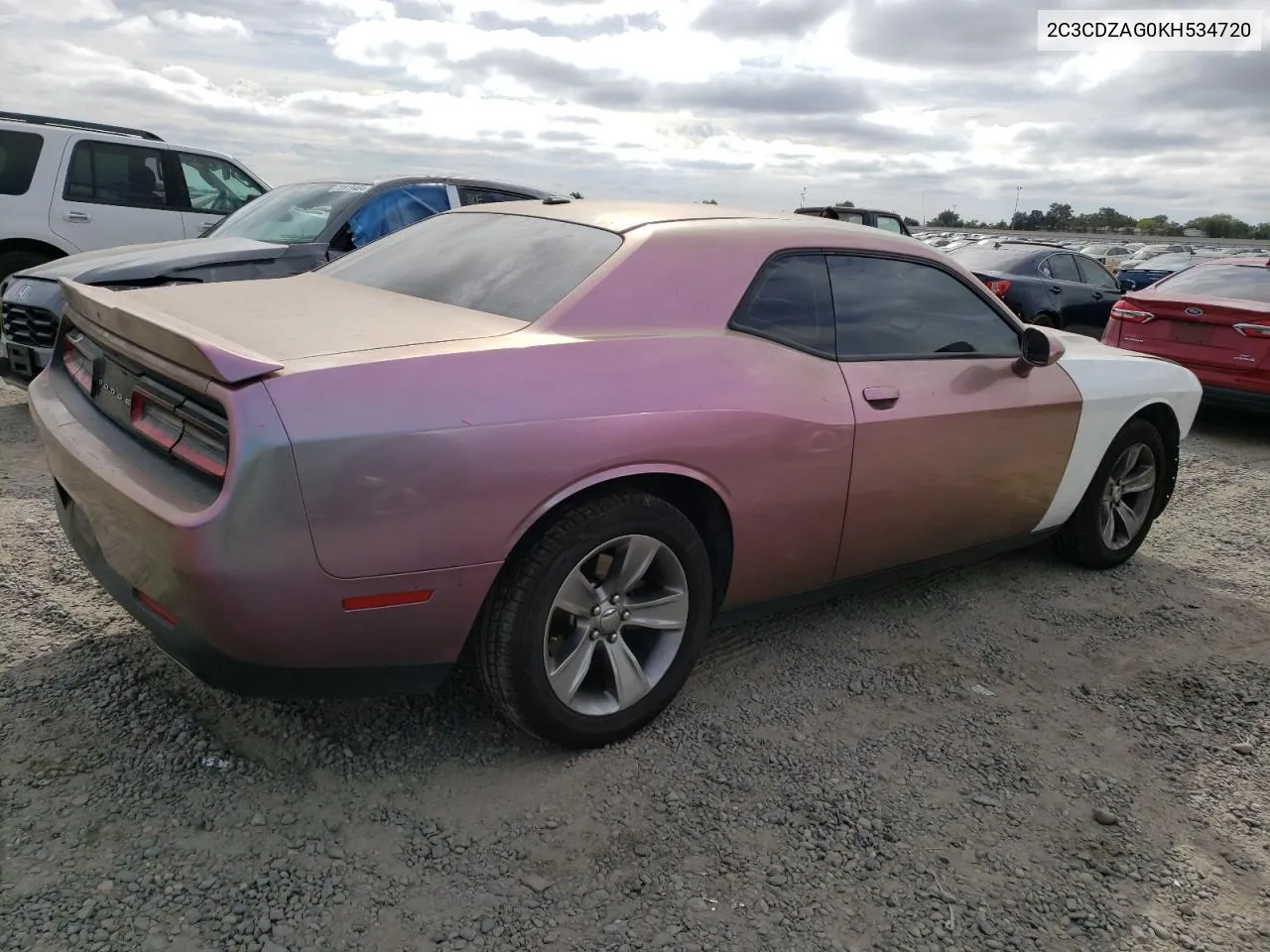 2019 Dodge Challenger Sxt VIN: 2C3CDZAG0KH534720 Lot: 71873484