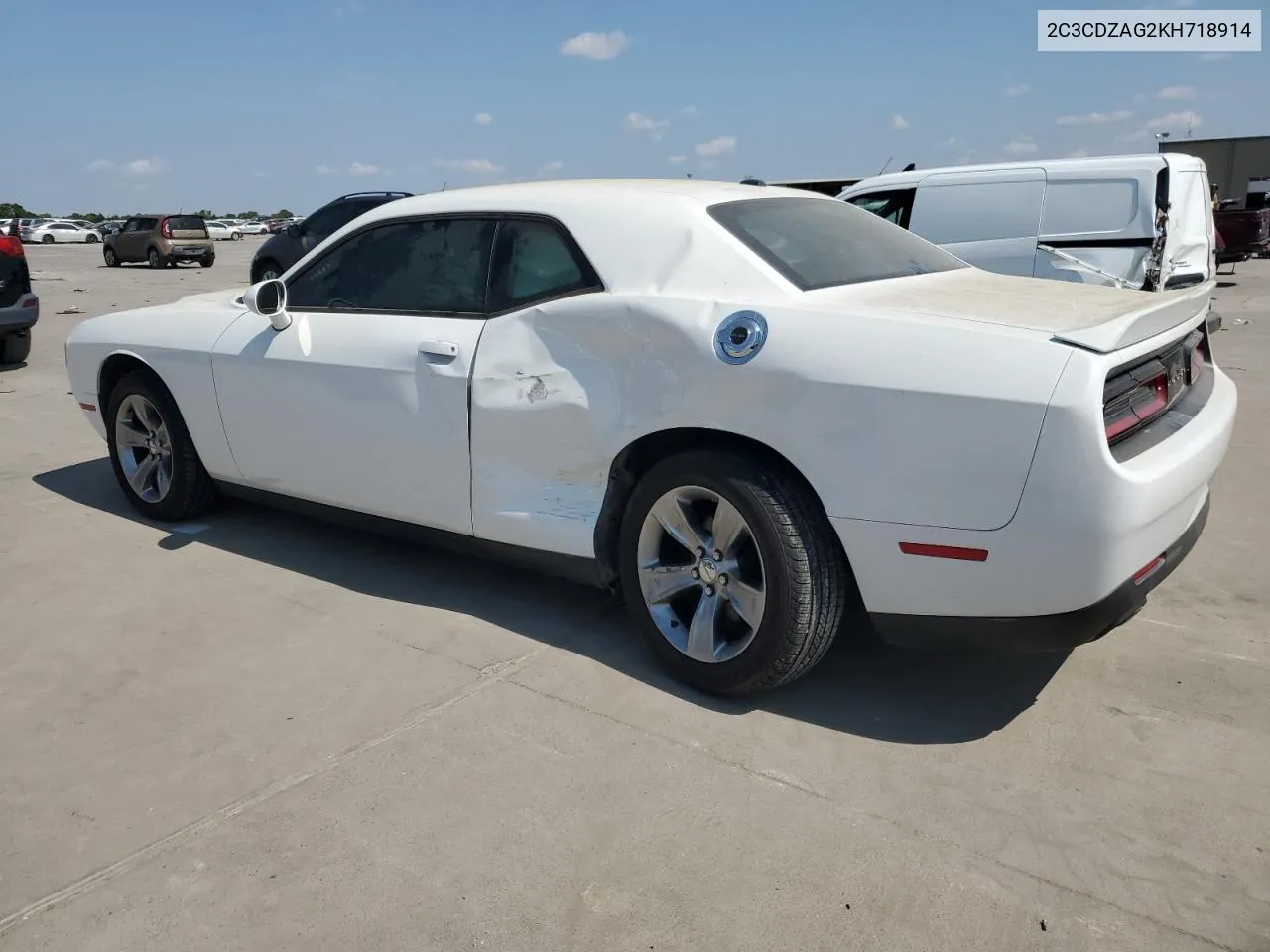 2019 Dodge Challenger Sxt VIN: 2C3CDZAG2KH718914 Lot: 72043674