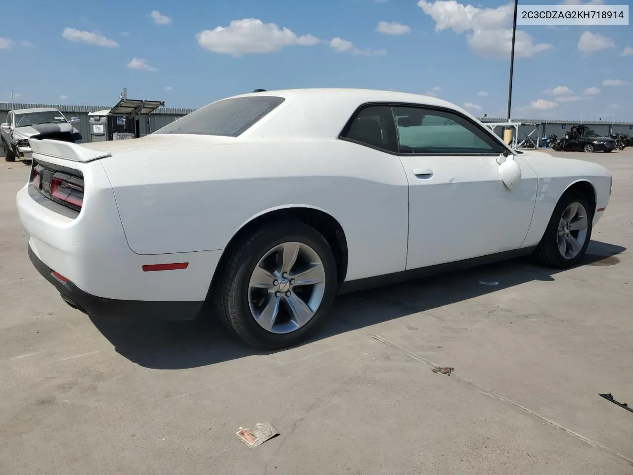 2019 Dodge Challenger Sxt VIN: 2C3CDZAG2KH718914 Lot: 72043674