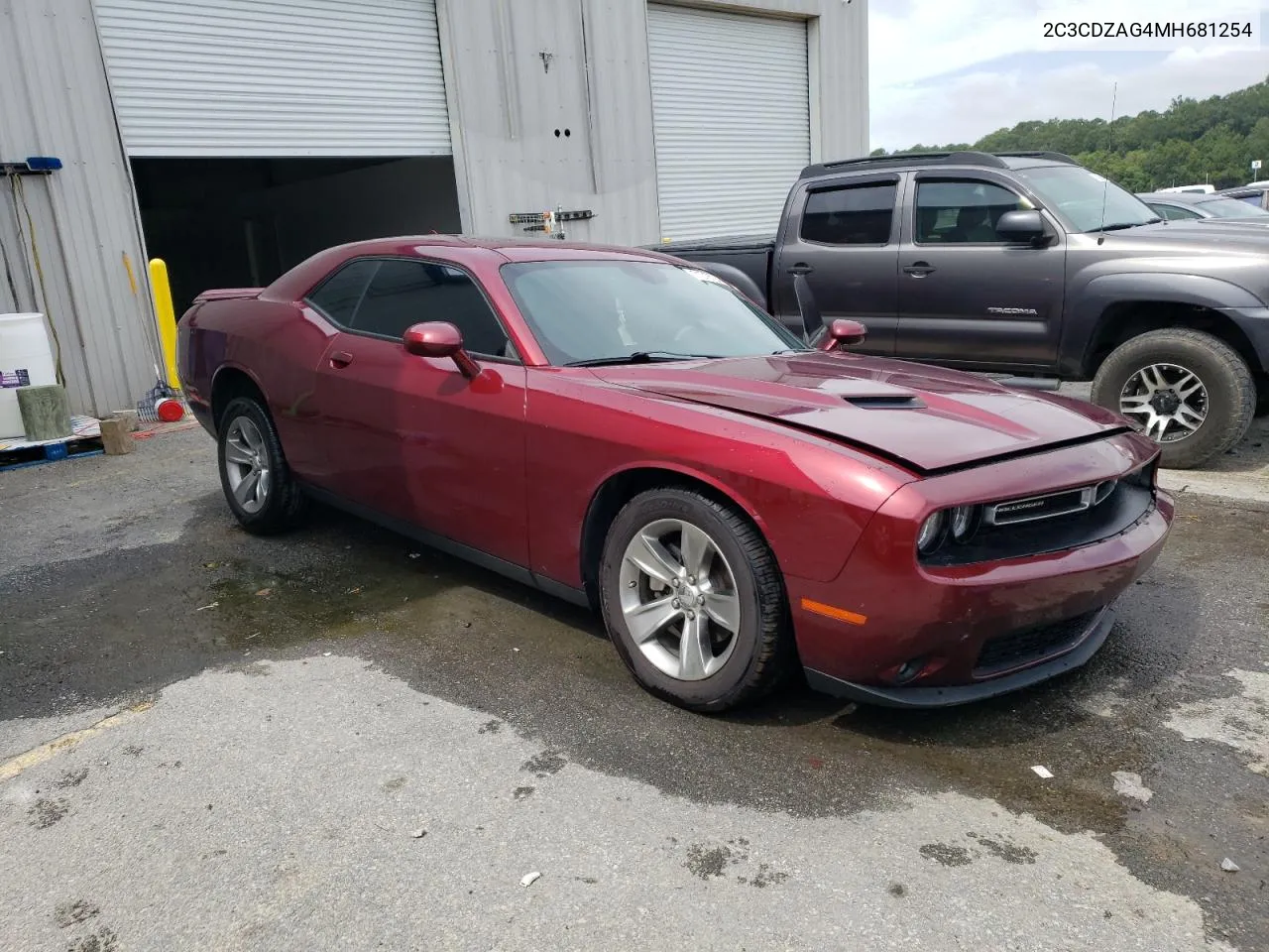 2C3CDZAG4MH681254 2021 Dodge Challenger Sxt