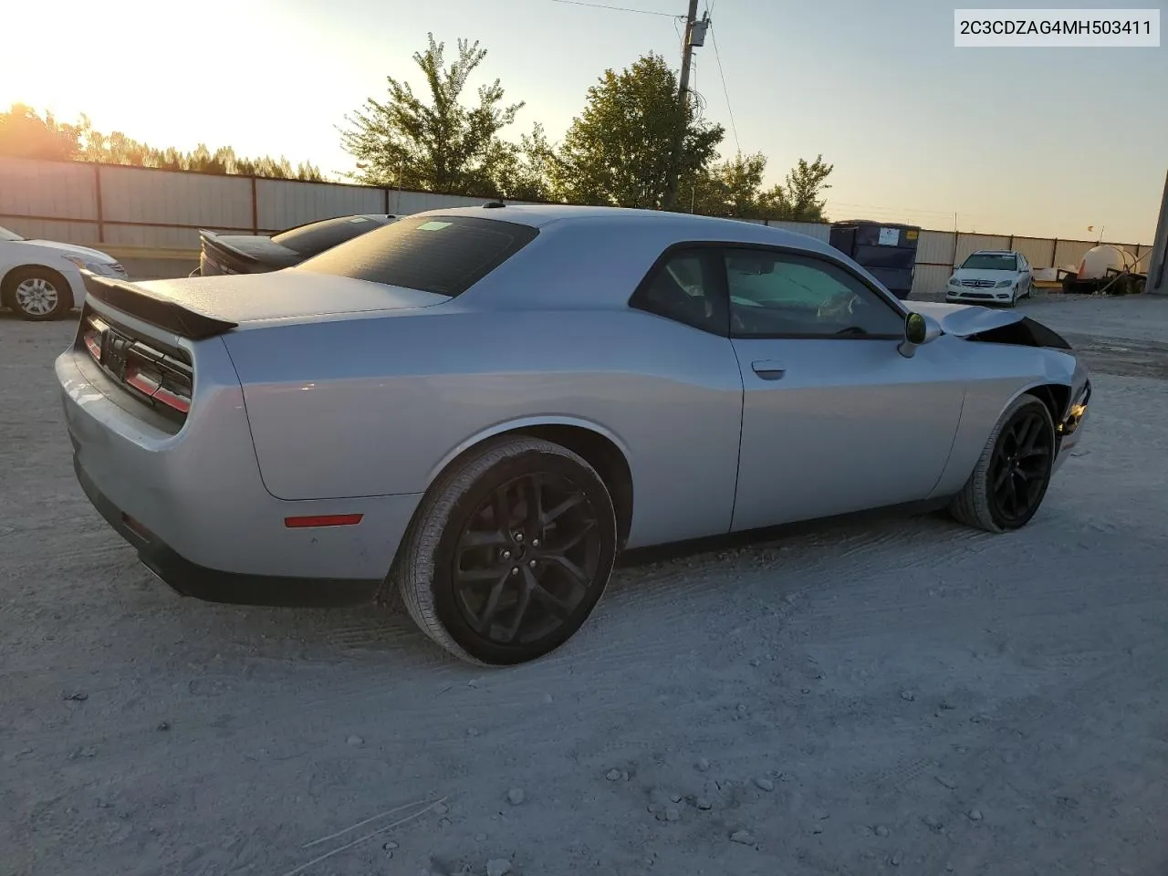 2021 Dodge Challenger Sxt VIN: 2C3CDZAG4MH503411 Lot: 71877834