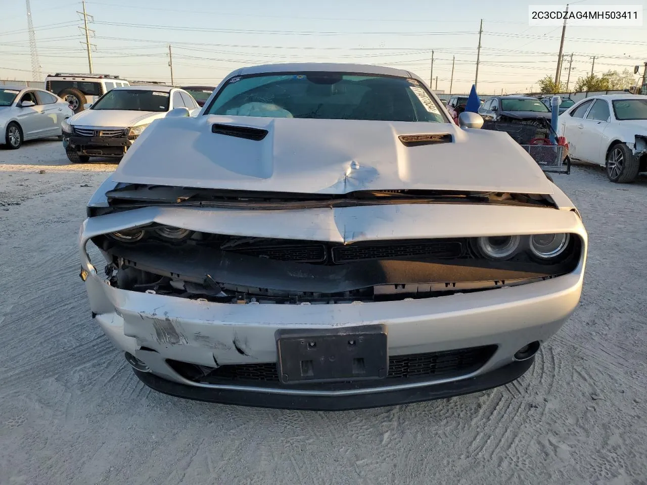 2021 Dodge Challenger Sxt VIN: 2C3CDZAG4MH503411 Lot: 71877834