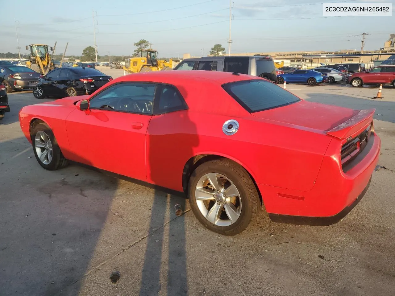 2022 Dodge Challenger Sxt VIN: 2C3CDZAG6NH265482 Lot: 71884924