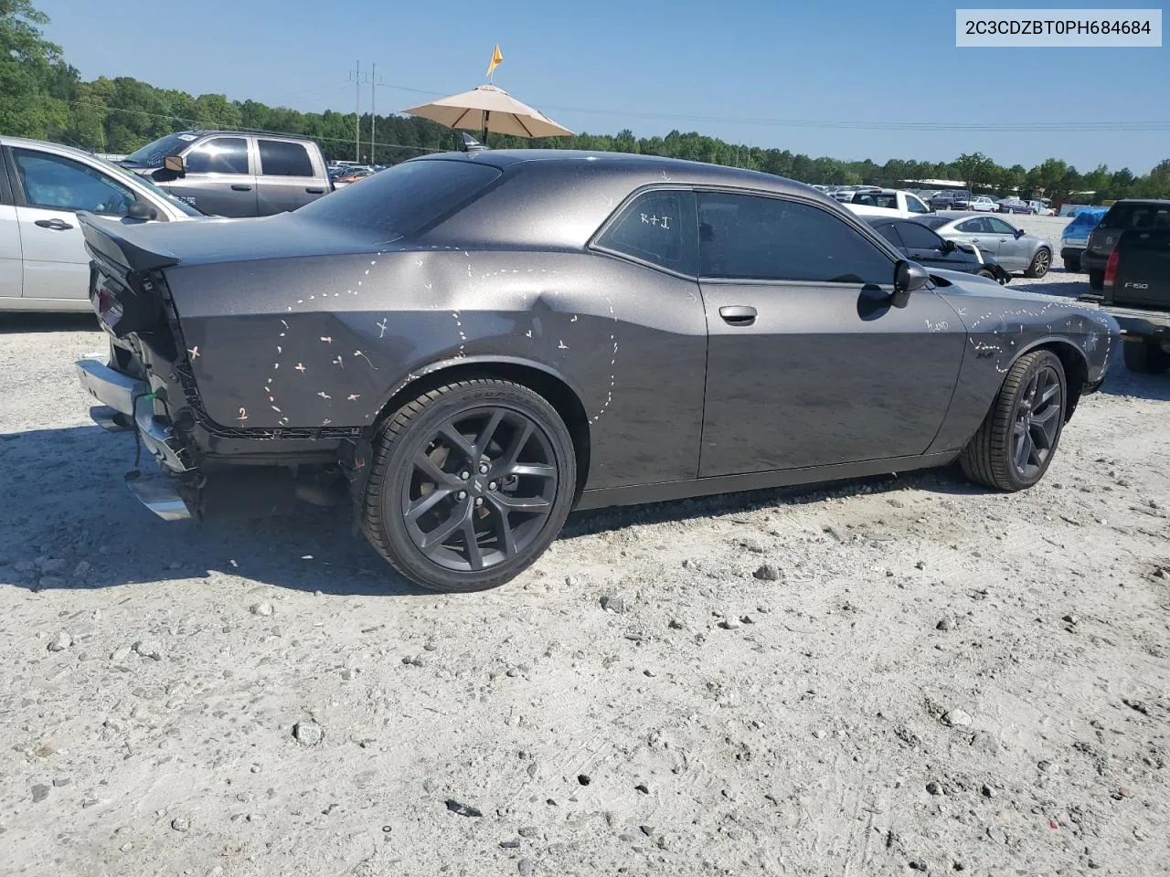 2023 Dodge Challenger R/T VIN: 2C3CDZBT0PH684684 Lot: 52326144