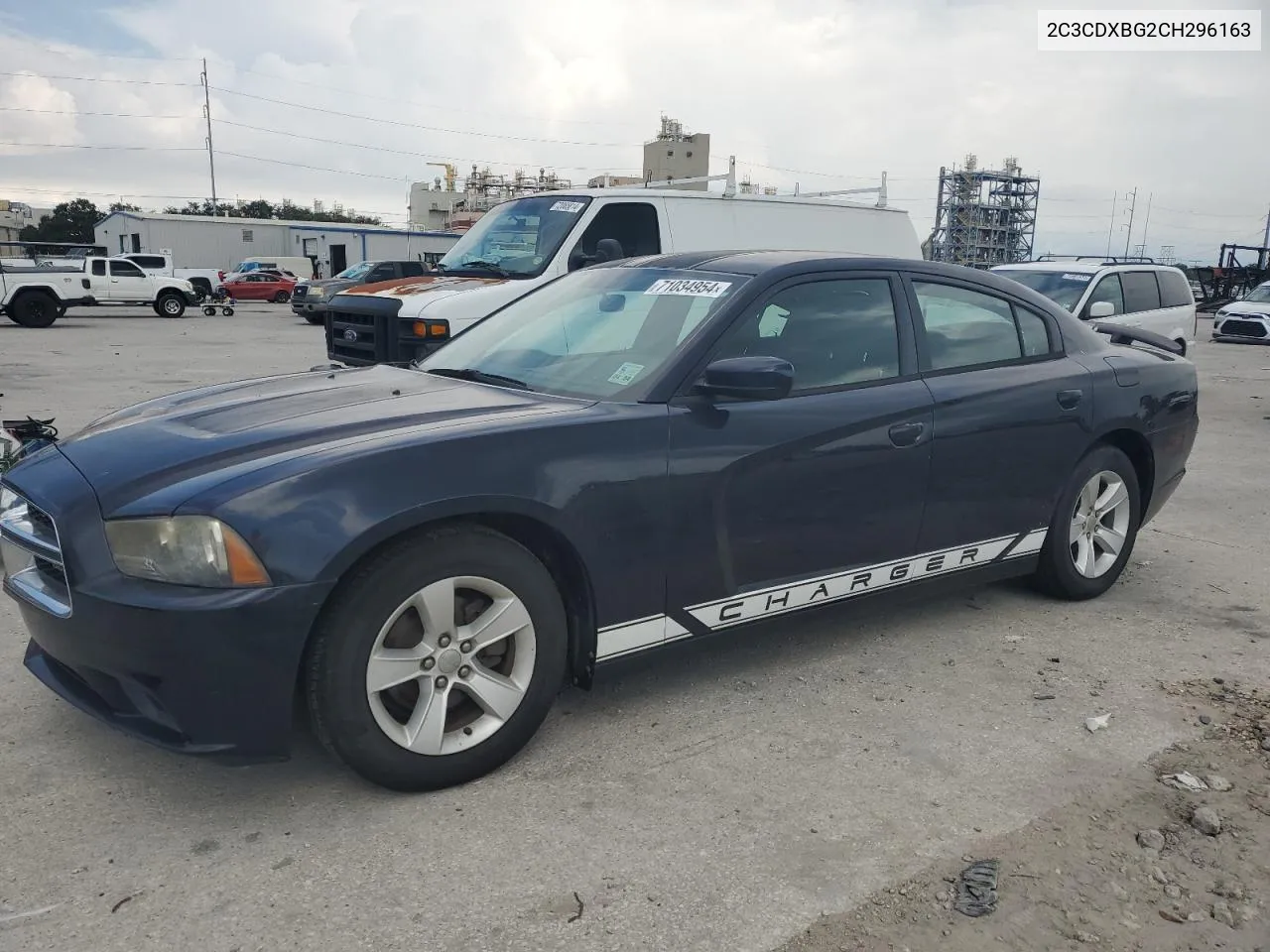 2012 Dodge Charger Se VIN: 2C3CDXBG2CH296163 Lot: 71034954