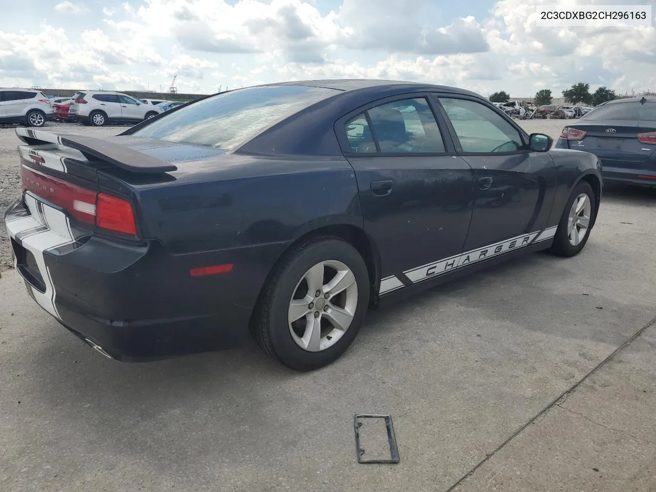 2012 Dodge Charger Se VIN: 2C3CDXBG2CH296163 Lot: 71034954