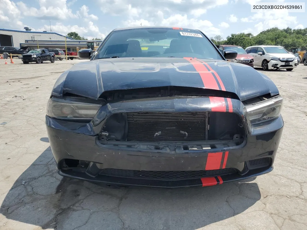 2013 Dodge Charger Se VIN: 2C3CDXBG2DH539861 Lot: 61742344