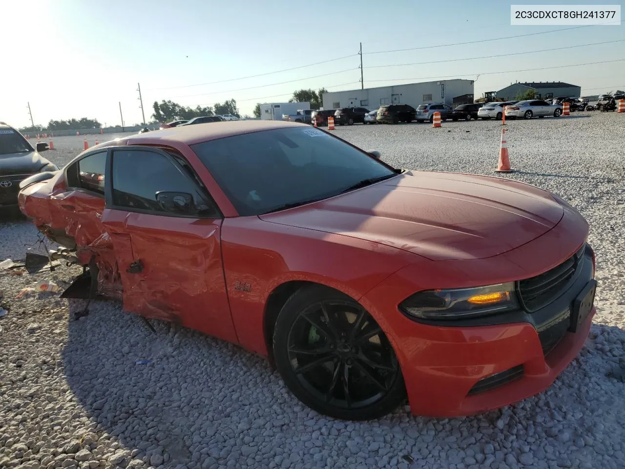 2016 Dodge Charger R/T VIN: 2C3CDXCT8GH241377 Lot: 67552534