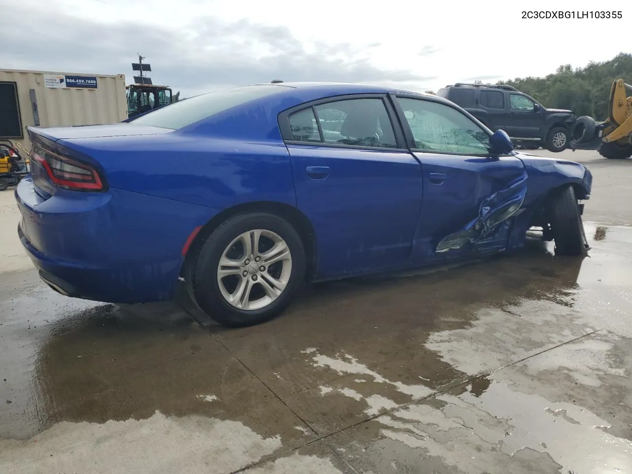 2020 Dodge Charger Sxt VIN: 2C3CDXBG1LH103355 Lot: 69675514