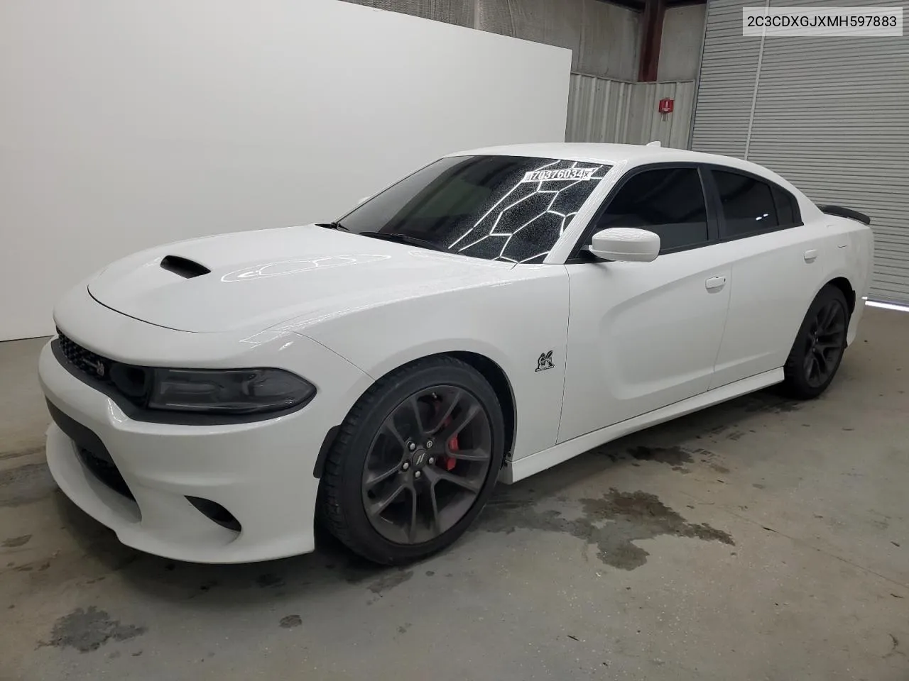 2021 Dodge Charger Scat Pack VIN: 2C3CDXGJXMH597883 Lot: 70376034