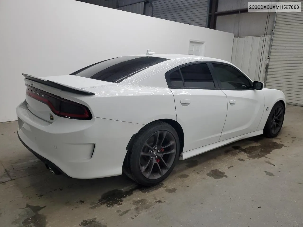 2021 Dodge Charger Scat Pack VIN: 2C3CDXGJXMH597883 Lot: 70376034