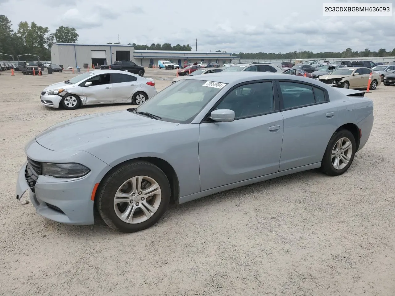 2C3CDXBG8MH636093 2021 Dodge Charger Sxt