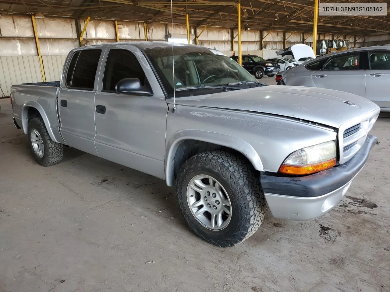 2003 Dodge Dakota Quad Sport VIN: 1D7HL38N93S105162 Lot: 68307324