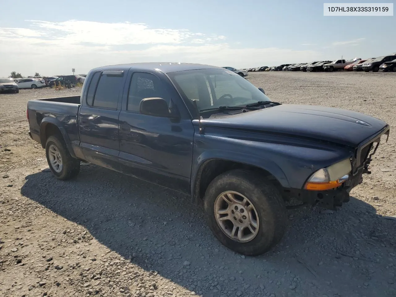 1D7HL38X33S319159 2003 Dodge Dakota Quad Sport