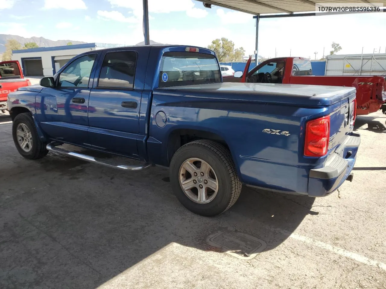 2011 Dodge Dakota Slt VIN: 1D7RW3GP8BS596336 Lot: 71313894