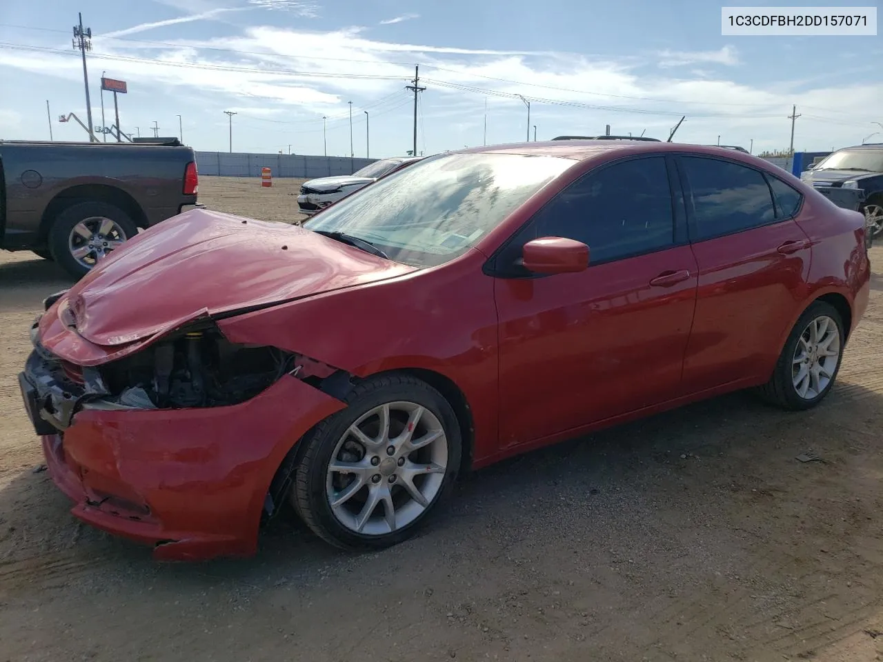 2013 Dodge Dart Sxt VIN: 1C3CDFBH2DD157071 Lot: 68726414