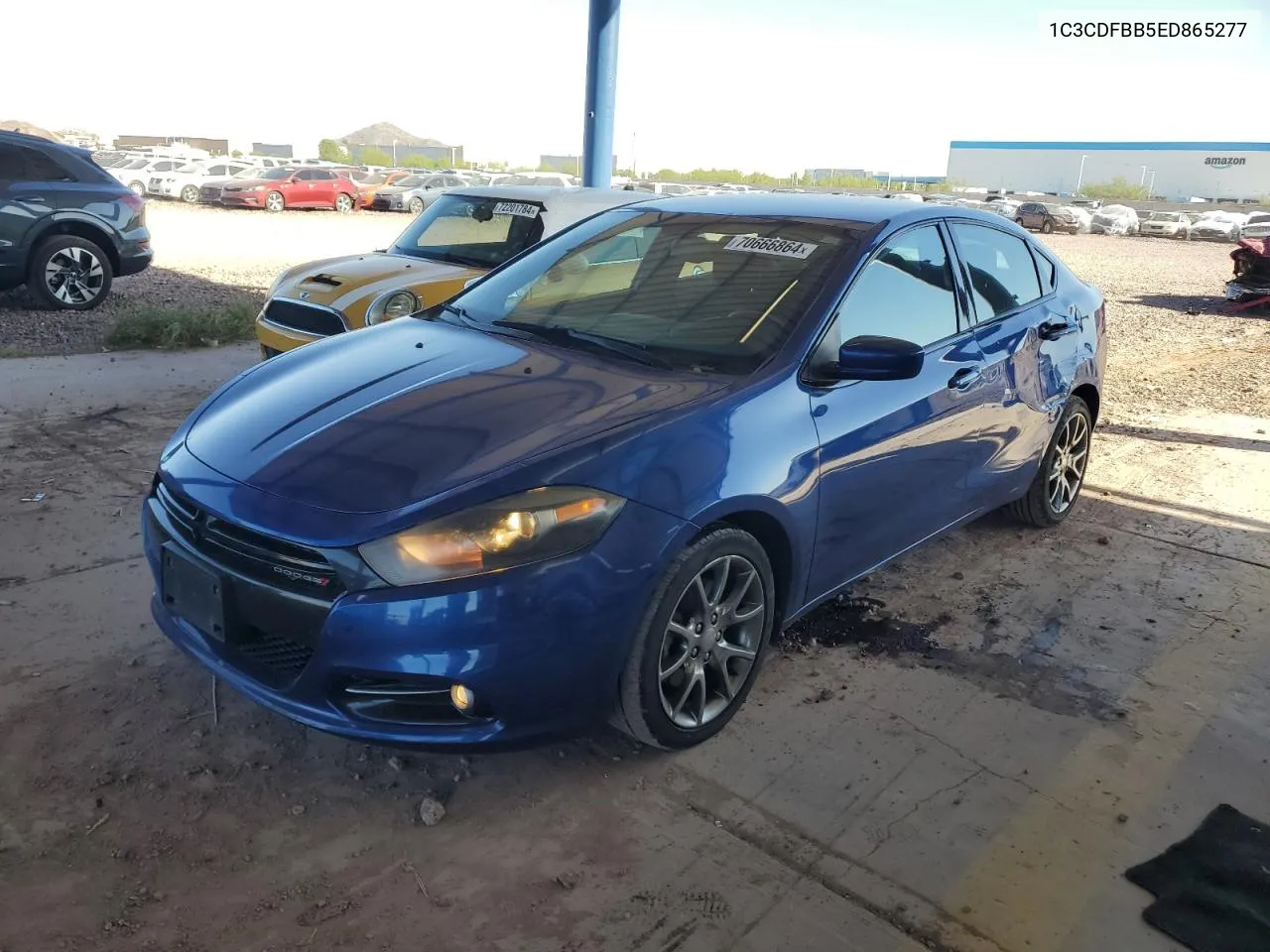 2014 Dodge Dart Sxt VIN: 1C3CDFBB5ED865277 Lot: 70666864