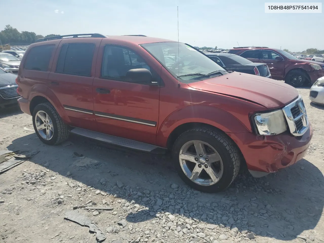 2007 Dodge Durango Slt VIN: 1D8HB48P57F541494 Lot: 70808384