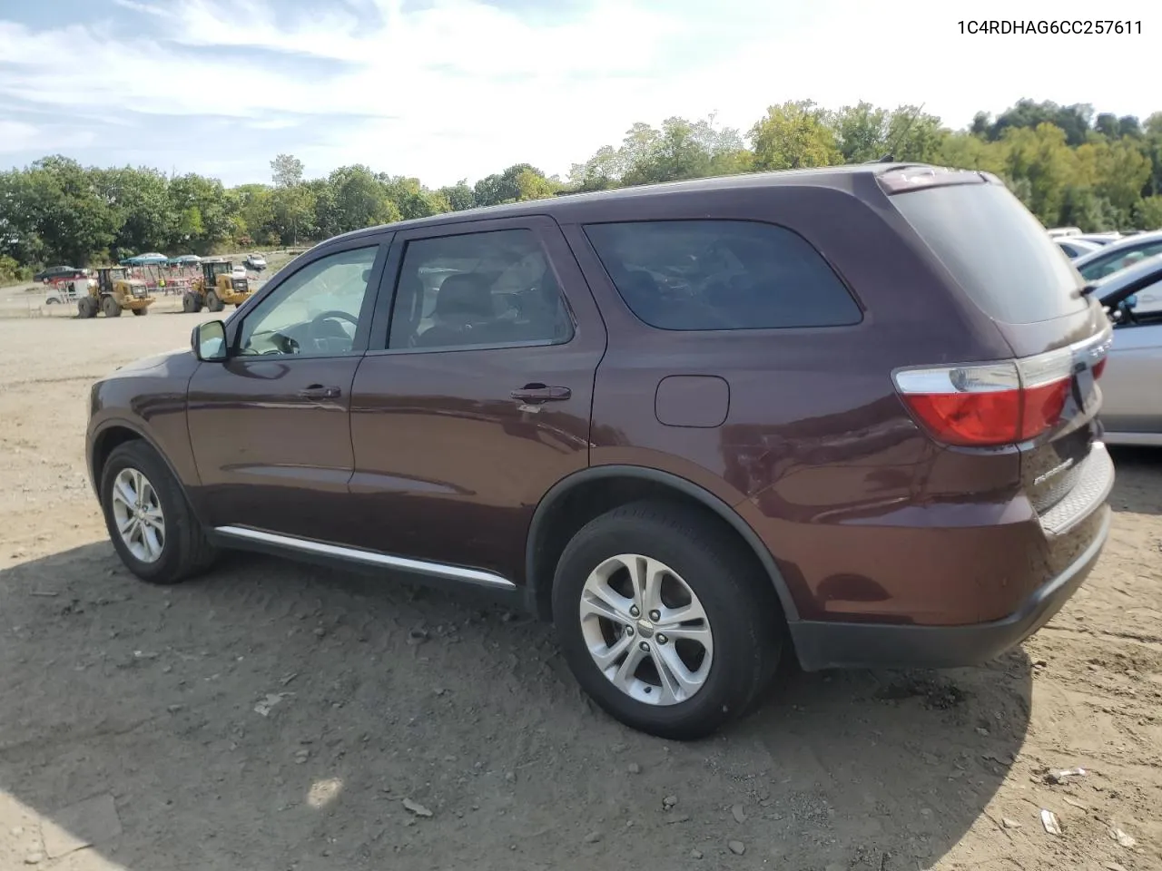 2012 Dodge Durango Sxt VIN: 1C4RDHAG6CC257611 Lot: 71780544