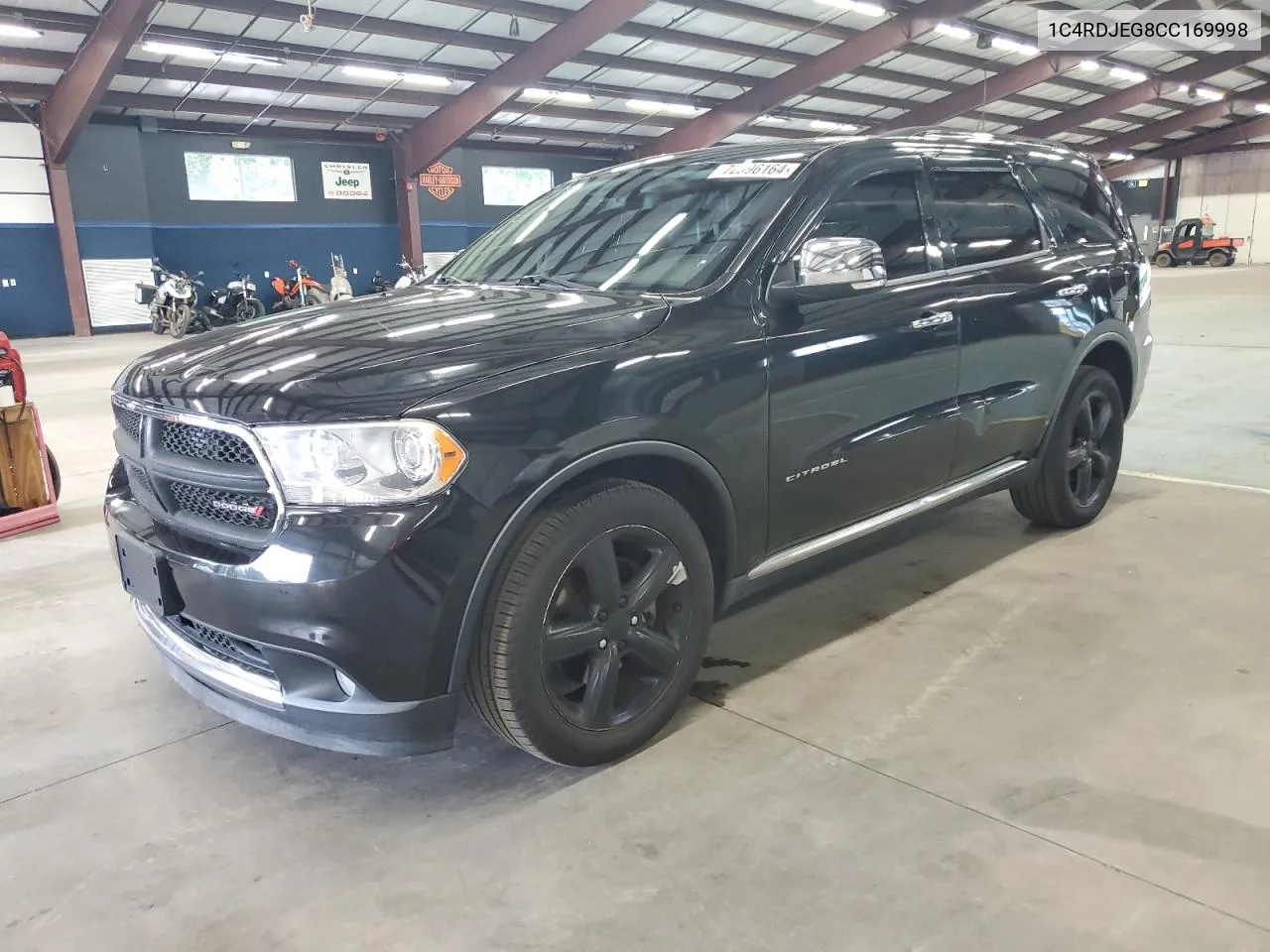 2012 Dodge Durango Citadel VIN: 1C4RDJEG8CC169998 Lot: 72396164