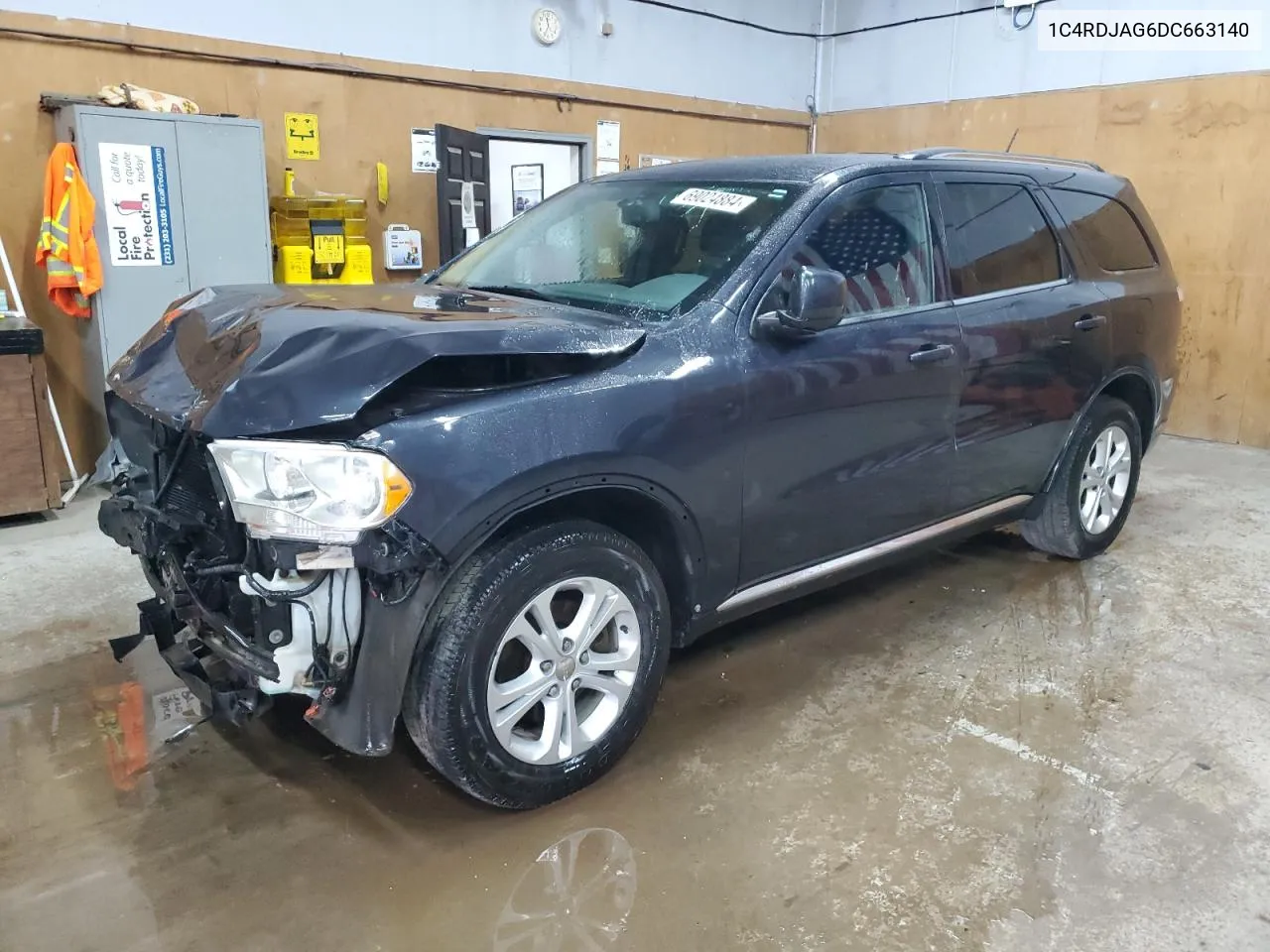 2013 Dodge Durango Sxt VIN: 1C4RDJAG6DC663140 Lot: 69024884