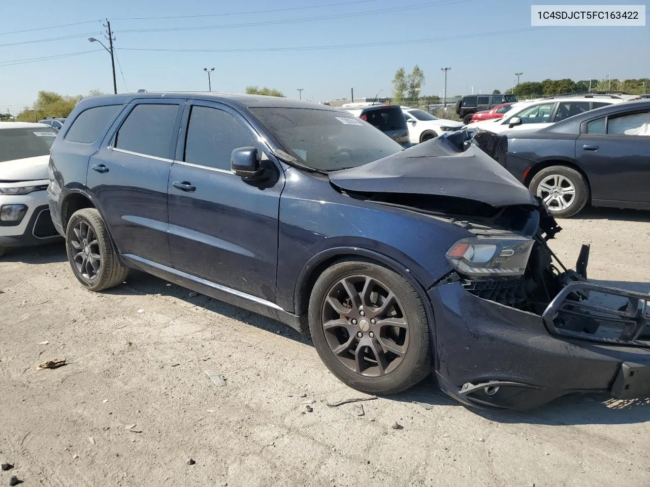 2015 Dodge Durango R/T VIN: 1C4SDJCT5FC163422 Lot: 71283514