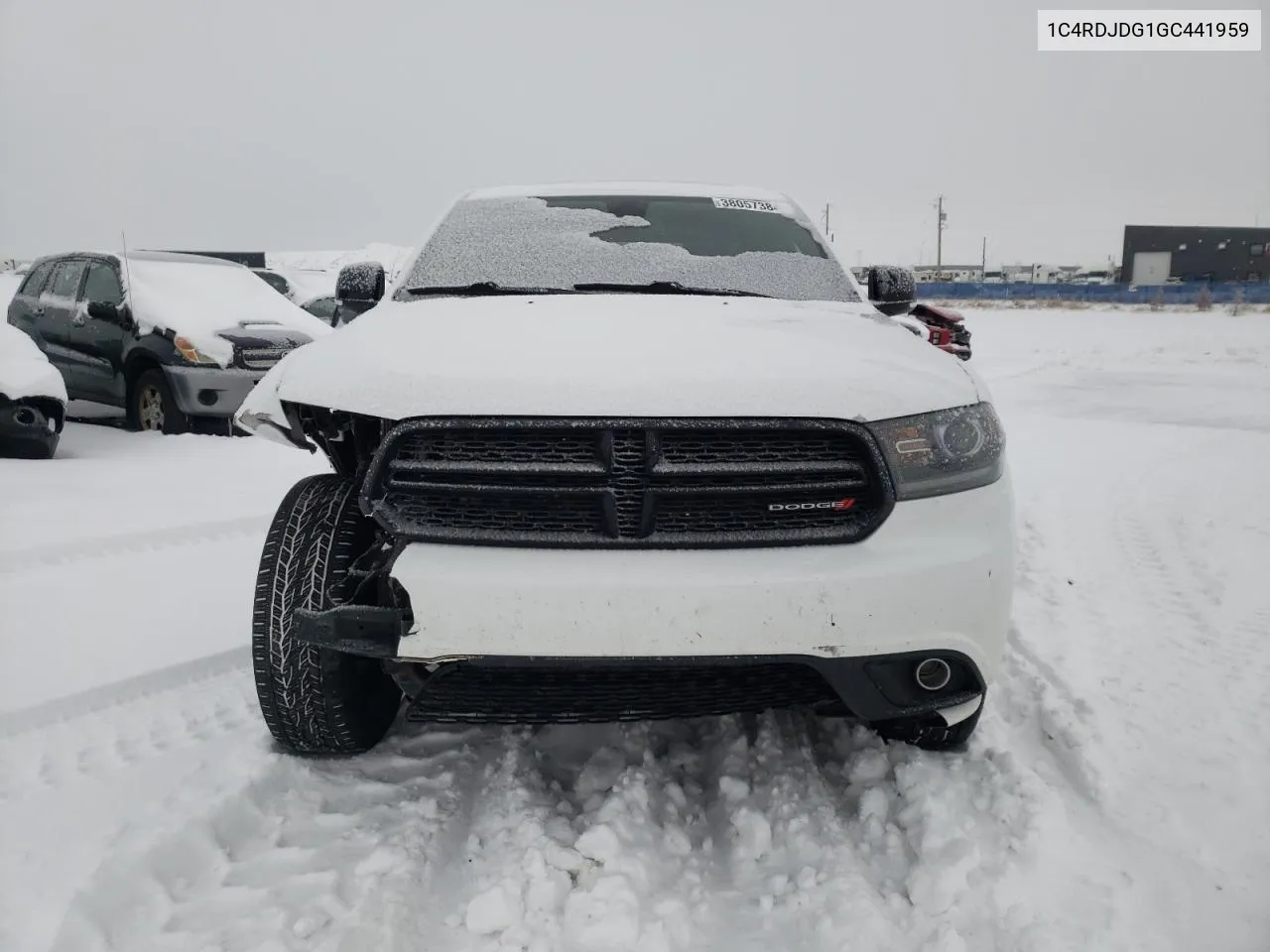 2016 Dodge Durango Limited VIN: 1C4RDJDG1GC441959 Lot: 38057384