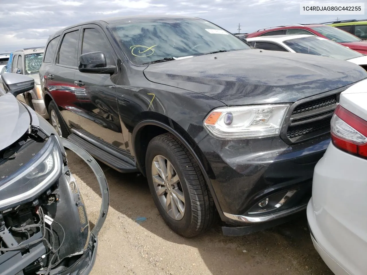 1C4RDJAG8GC442255 2016 Dodge Durango Sxt