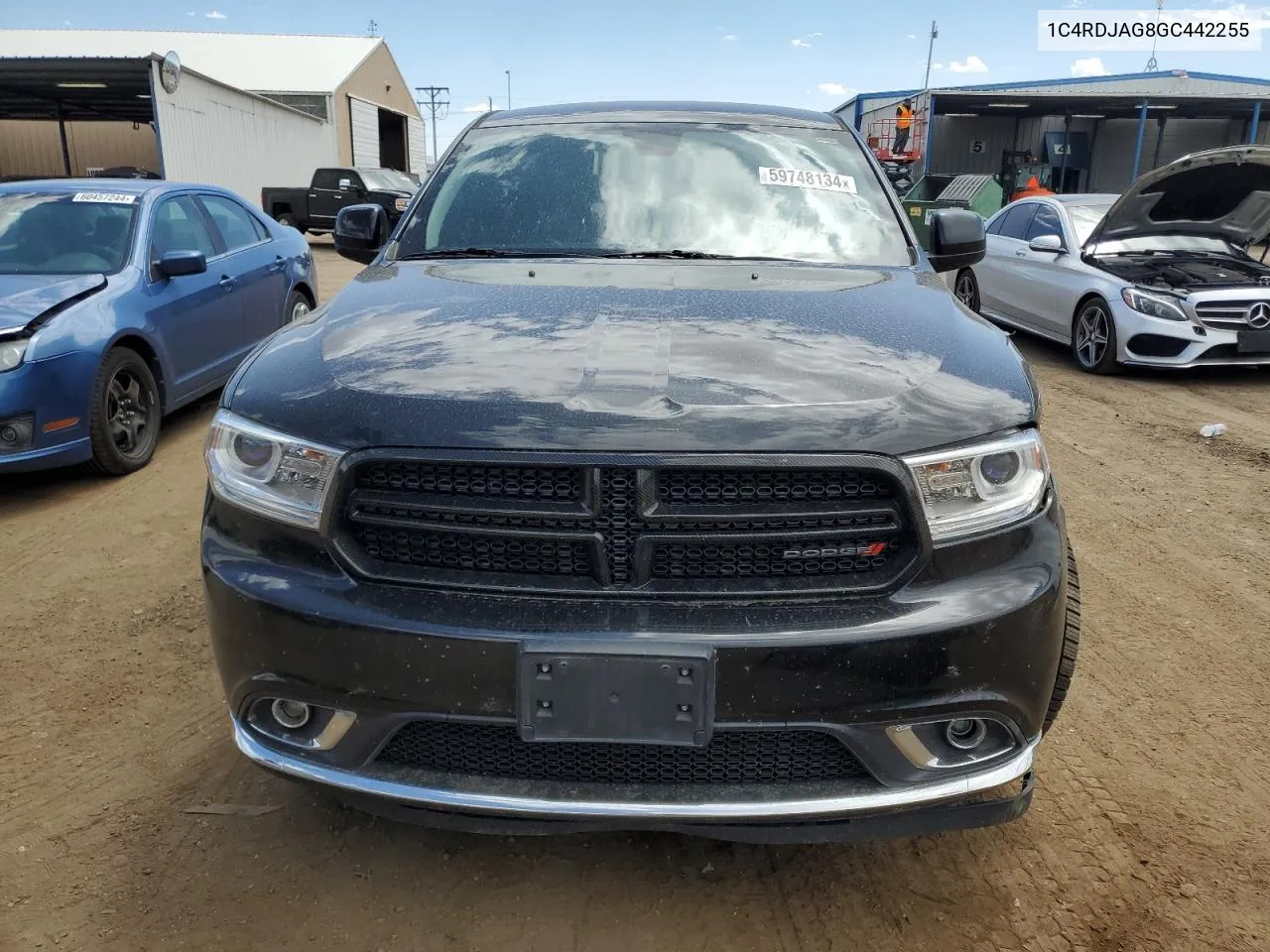 1C4RDJAG8GC442255 2016 Dodge Durango Sxt