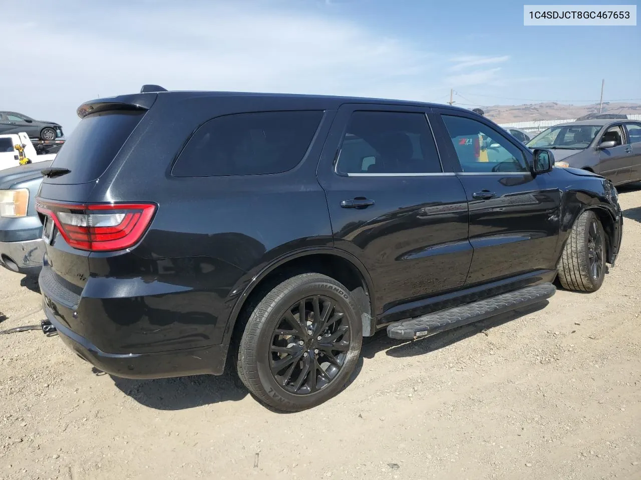 2016 Dodge Durango R/T VIN: 1C4SDJCT8GC467653 Lot: 71878284