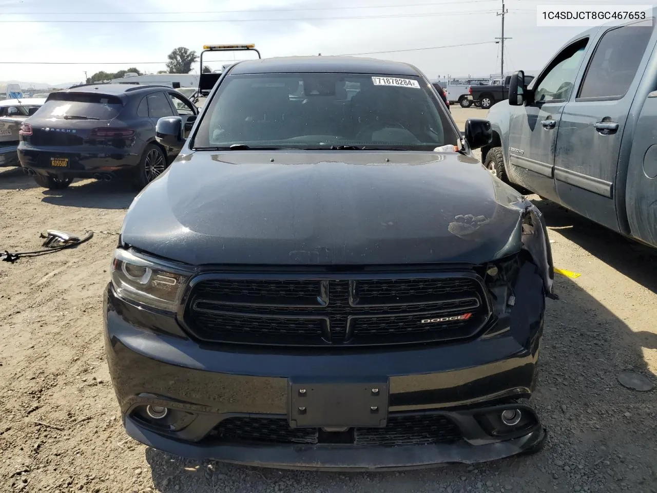 2016 Dodge Durango R/T VIN: 1C4SDJCT8GC467653 Lot: 71878284