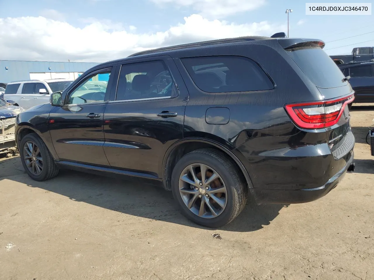 2018 Dodge Durango Gt VIN: 1C4RDJDGXJC346470 Lot: 71536474