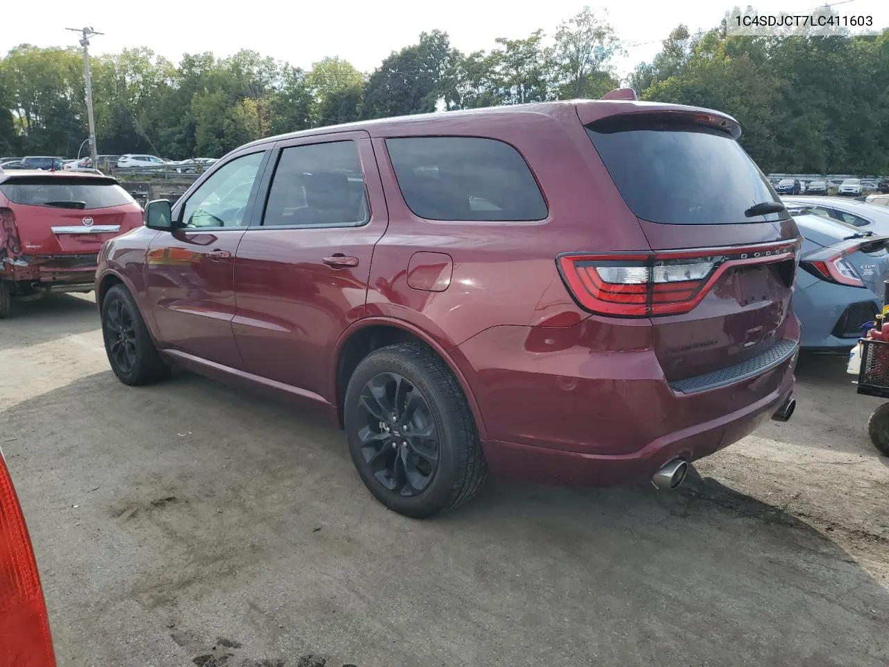 2020 Dodge Durango R/T VIN: 1C4SDJCT7LC411603 Lot: 71831164